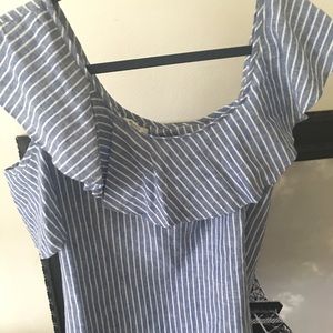 Madewell Sz 14 cotton off and on shoulder top